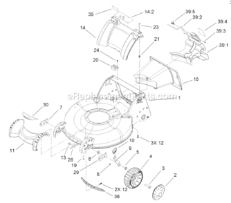 Part Location Diagram of 107-3878 Lawn Boy Arm-Spring